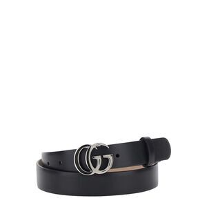 Gucci Men 3Cm Gg Running Silver